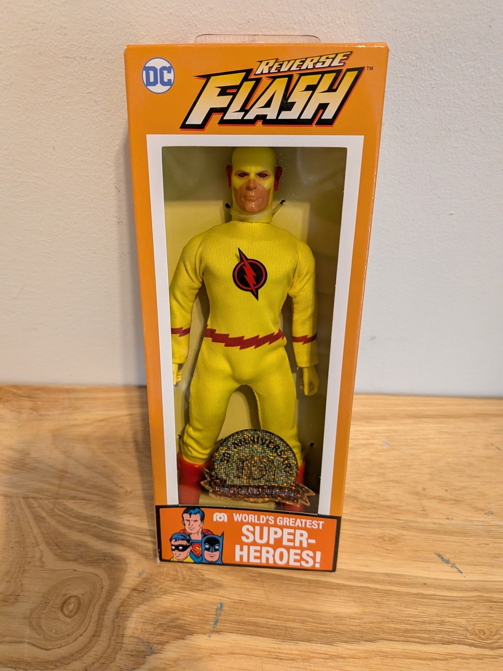 DC Reverse-Flash Retro Yellow and Red Action Figure
